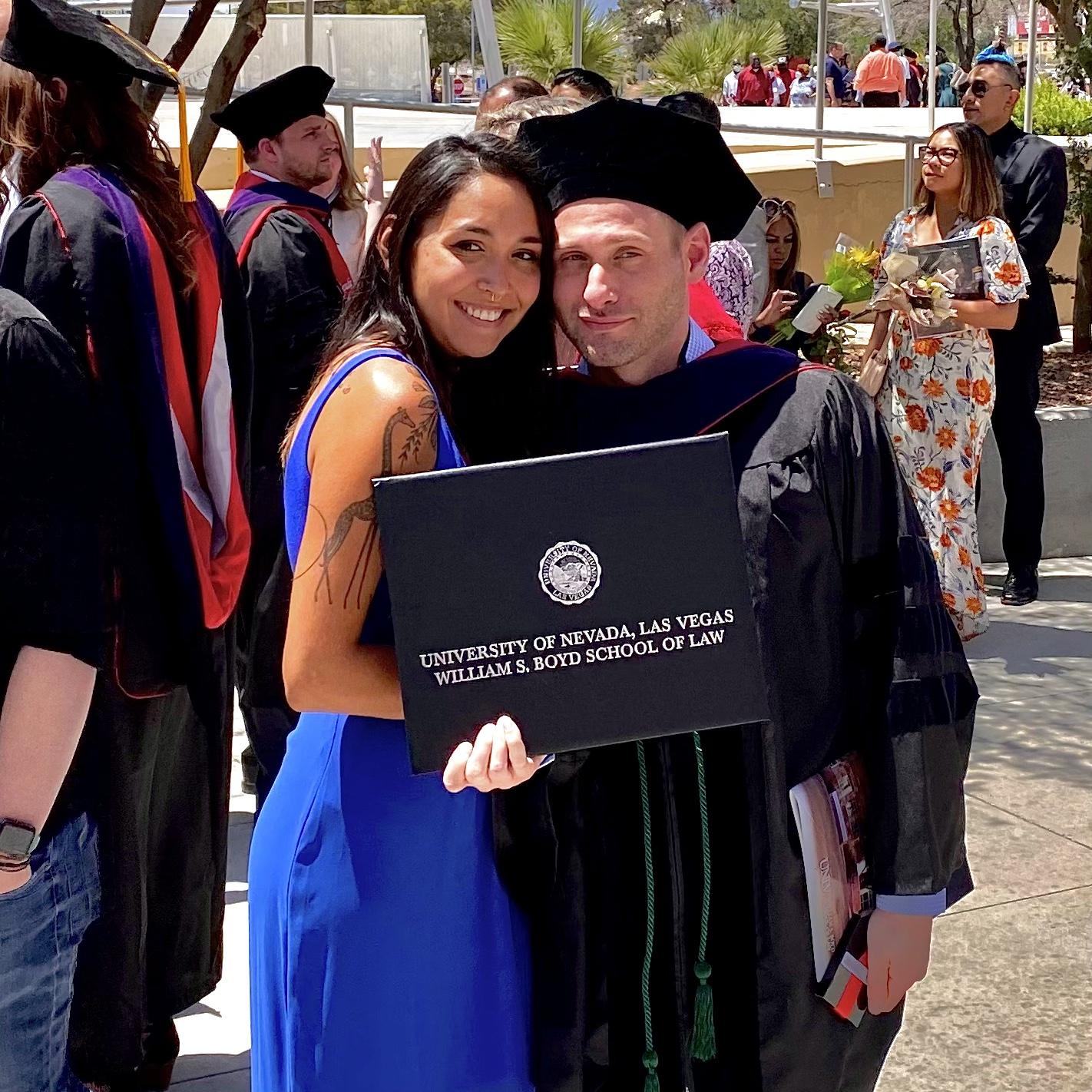 When Chanoa met Justin, she thought he was just a traveling joke teller making a pit stop in Oklahoma City. A year and a half later, she was there when he became traveling joke teller/Juris Doctor.