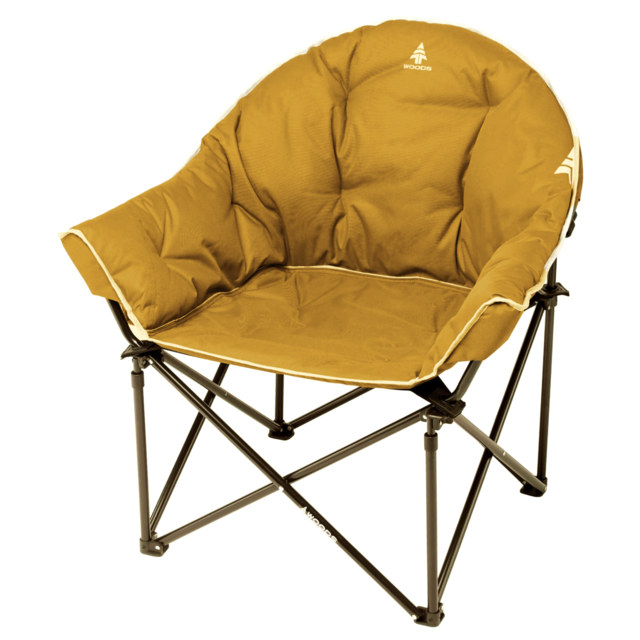 Woods Strathcona Fully Padded Folding Camping Bucket Chair - Dijon