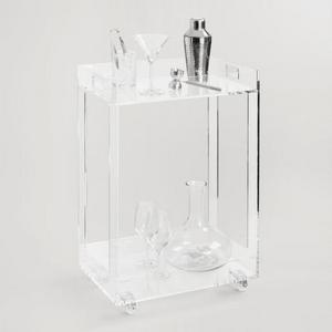 Acrylic Bar Cart