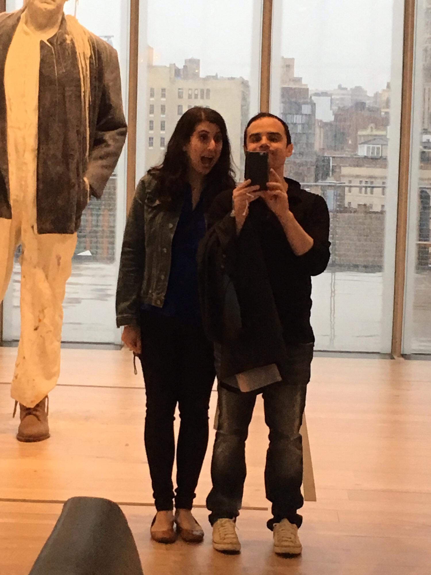 First Selfie. The Whitney NYC - Spring 2016