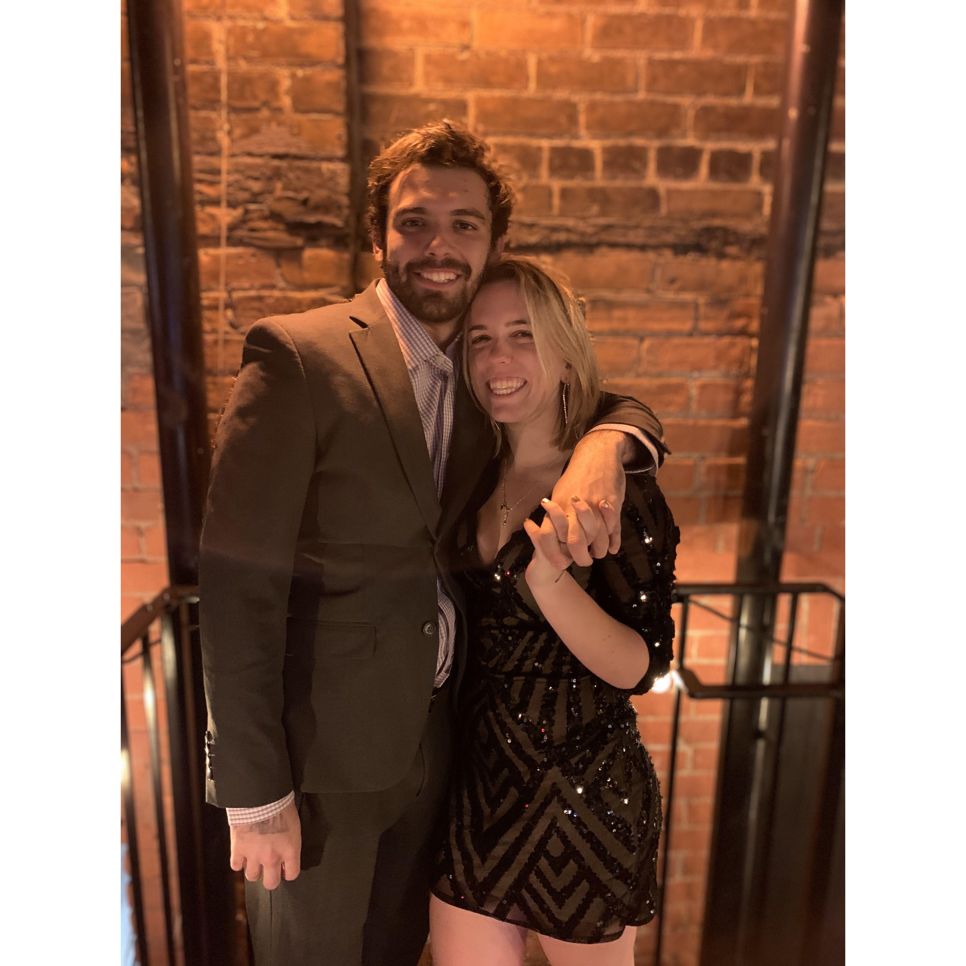Our first date party together November 2019