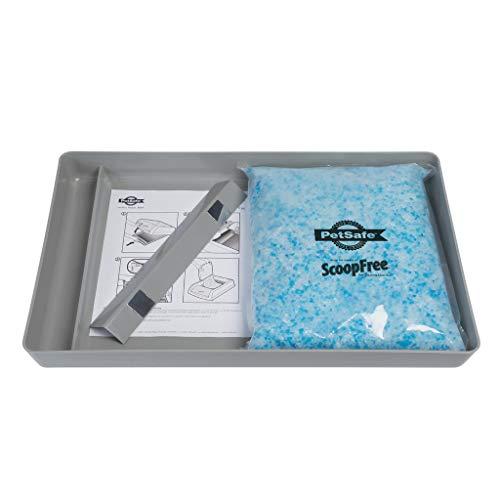PetSafe ScoopFree Reusable Cat Litter Tray with Premium Blue Non Clumping Crystal Cat Litter - ZAC60-15710