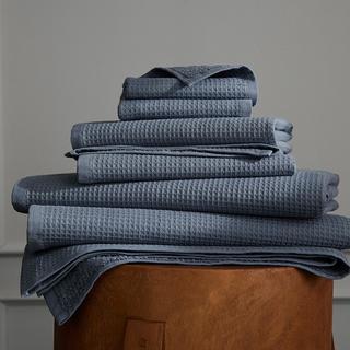 Waffle Terry 6-Piece Bath Towel Set