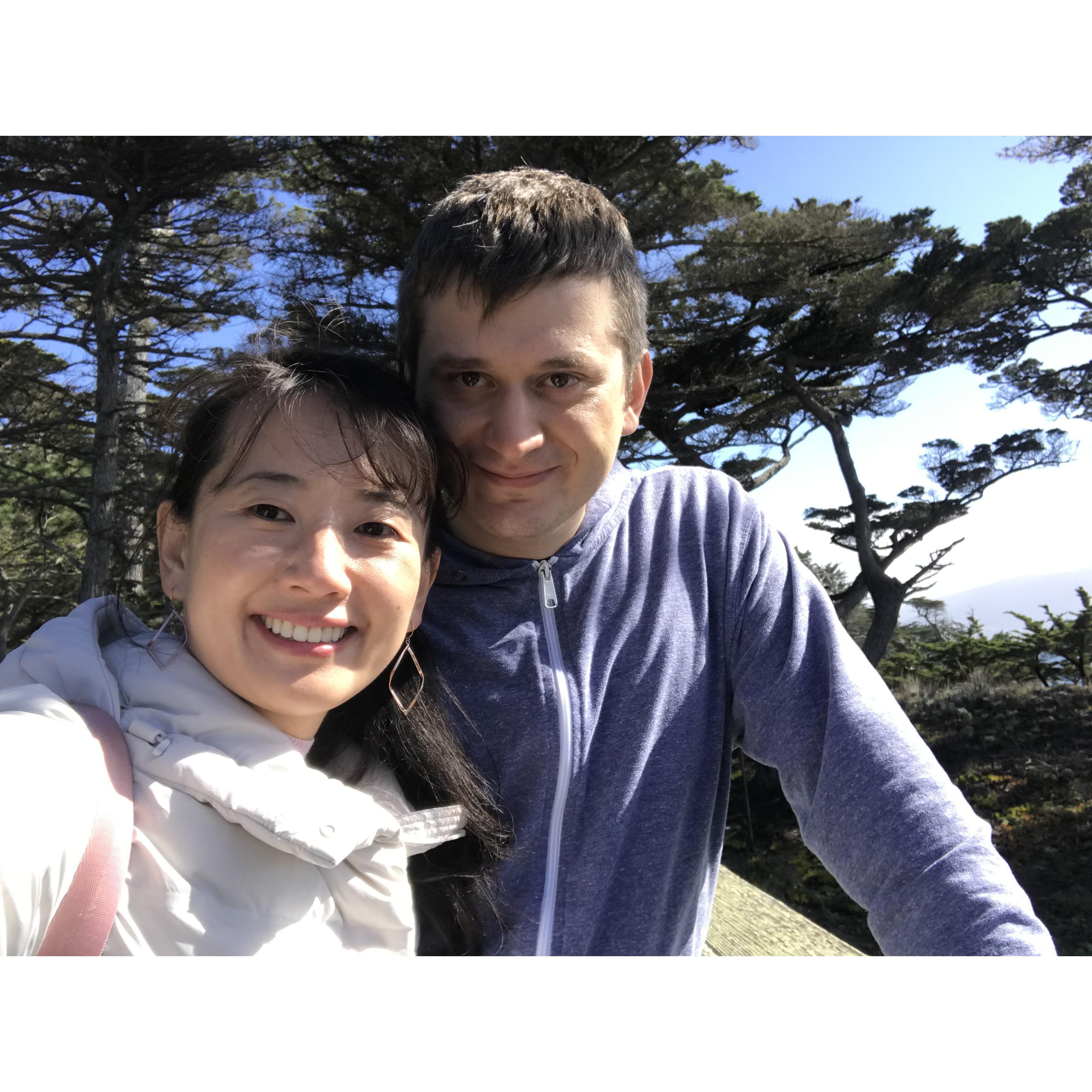 A photogenic couple in Carmel 😁