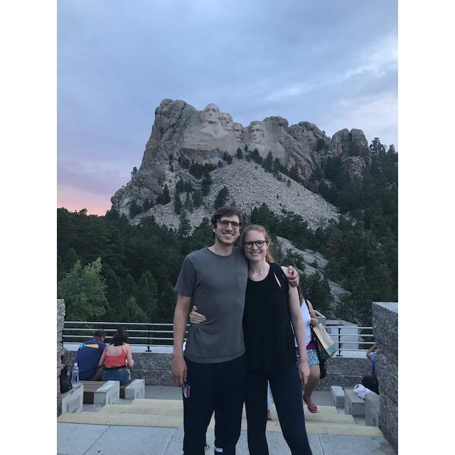 Road trip stop at MT. Rushmore, thanks for taking the photo, Maddie!