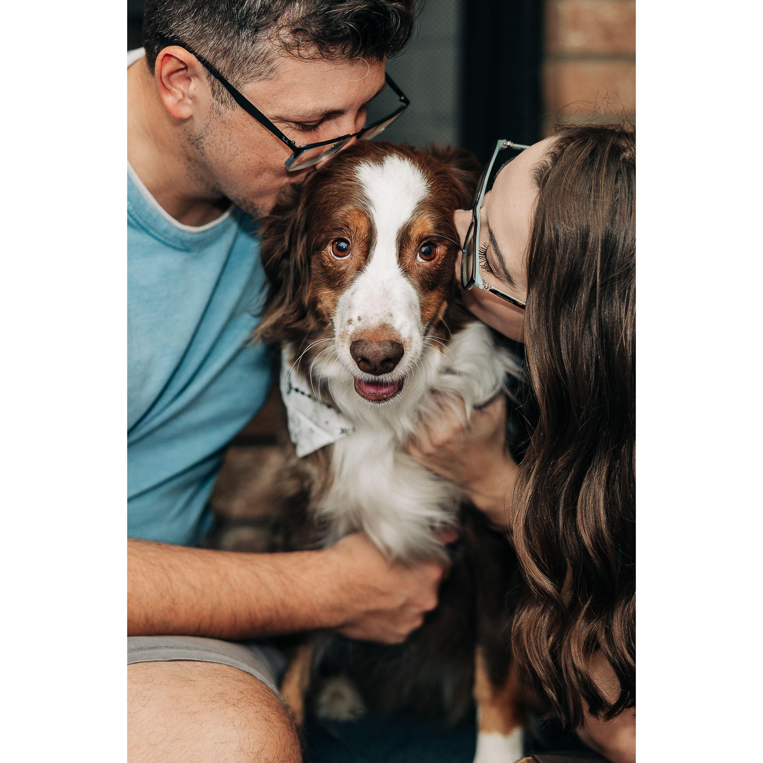 Greeting Chewie after the engagement, 8/23/24