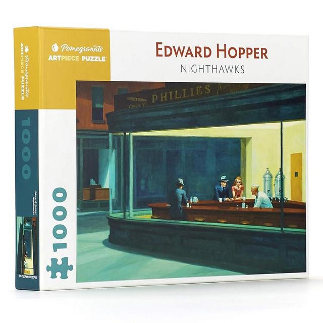 Pomegranate 1000-Piece Jigsaw Puzzle for Adults, Edward Hopper's Nighthawks, Matte Finish, Snug Fit