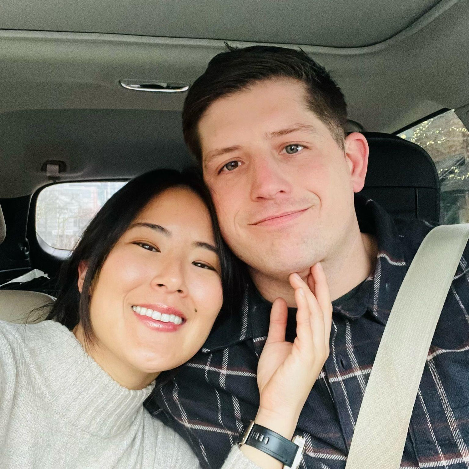 On our way to see a Broadway Play.