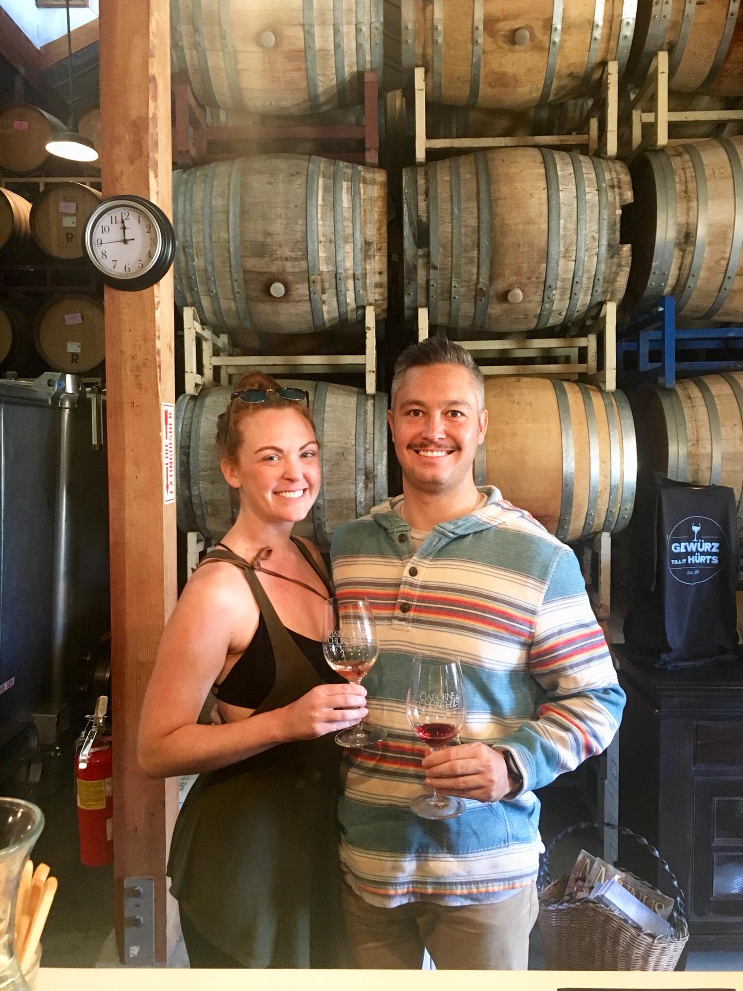 Wine tasting in SLO