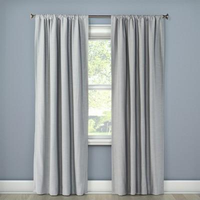 Blackout Curtain Panel Henna Gray 95" - Project 62&#8482;