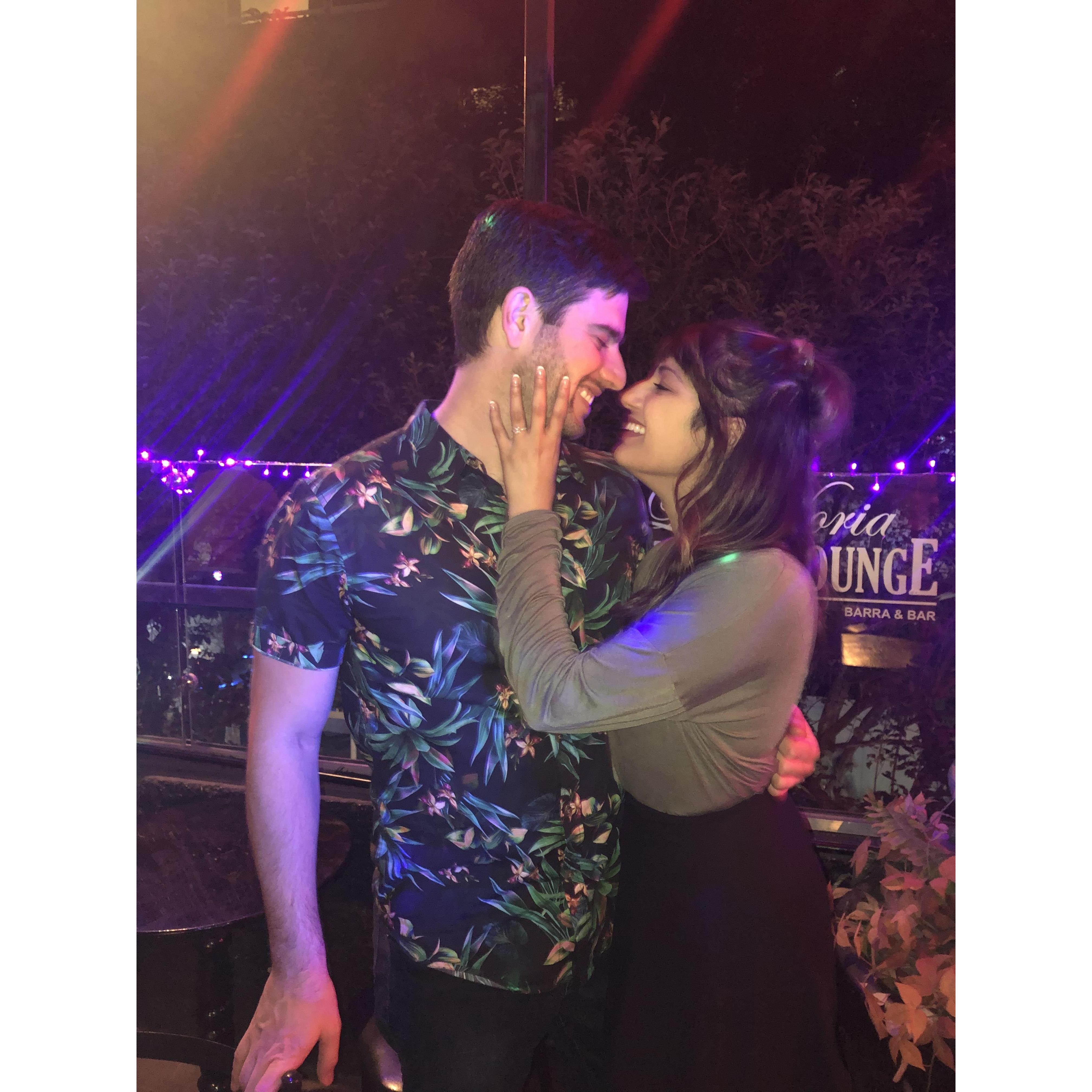 Pic from the night we were engaged on 11.30.2018, Mexico City, Mexico