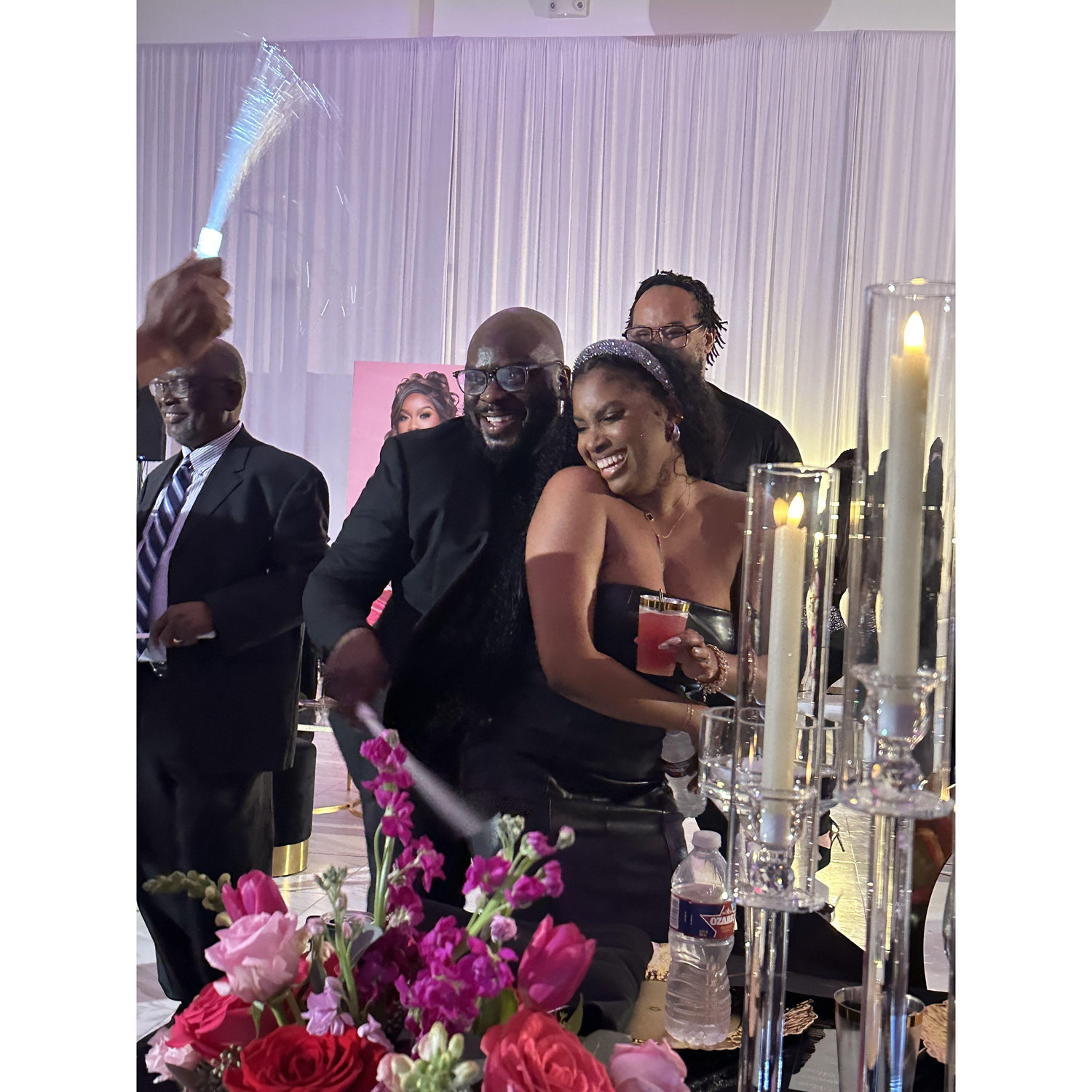 Dancing the night away at Nkem’s 40th birthday party