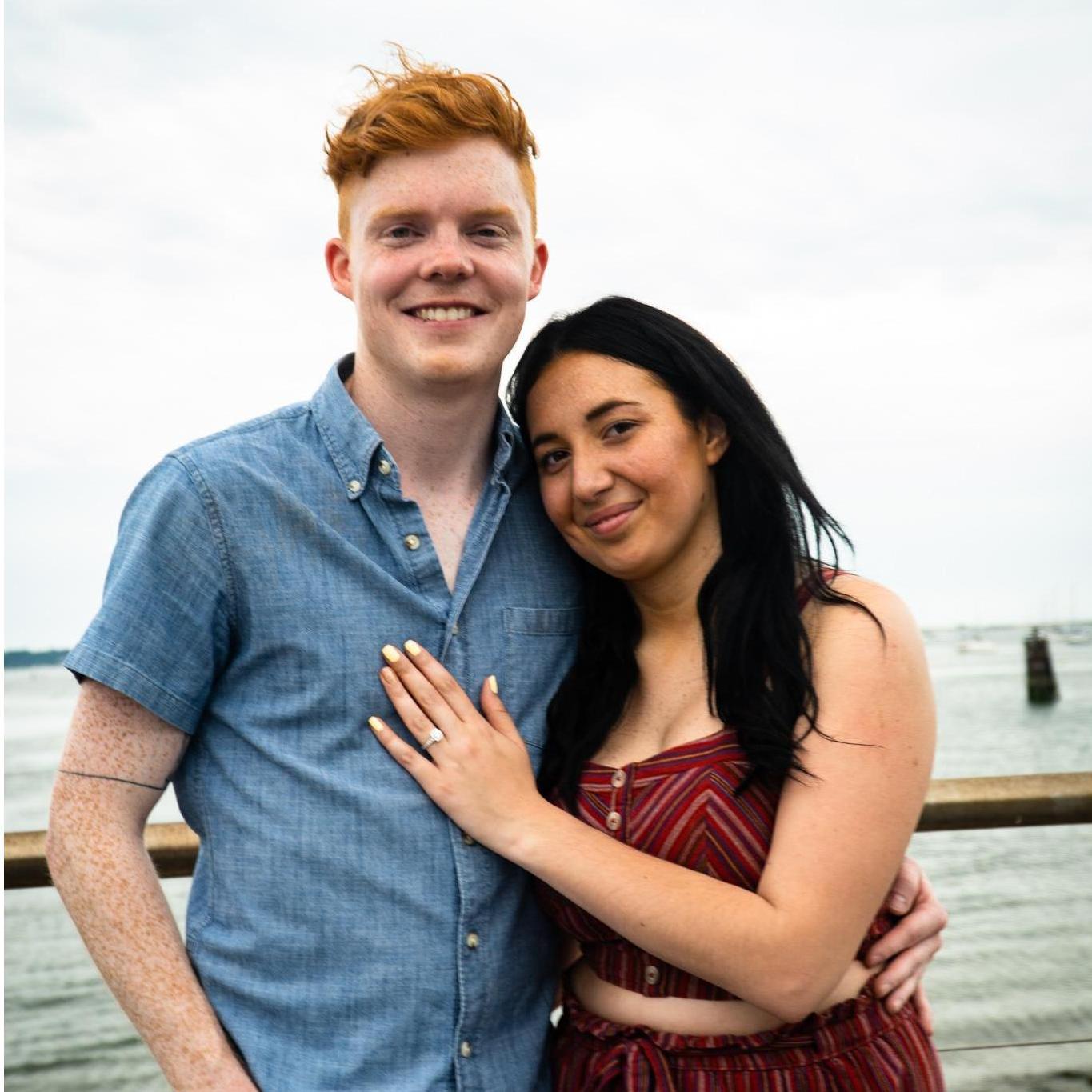 Marissa and Gavin officially engaged.