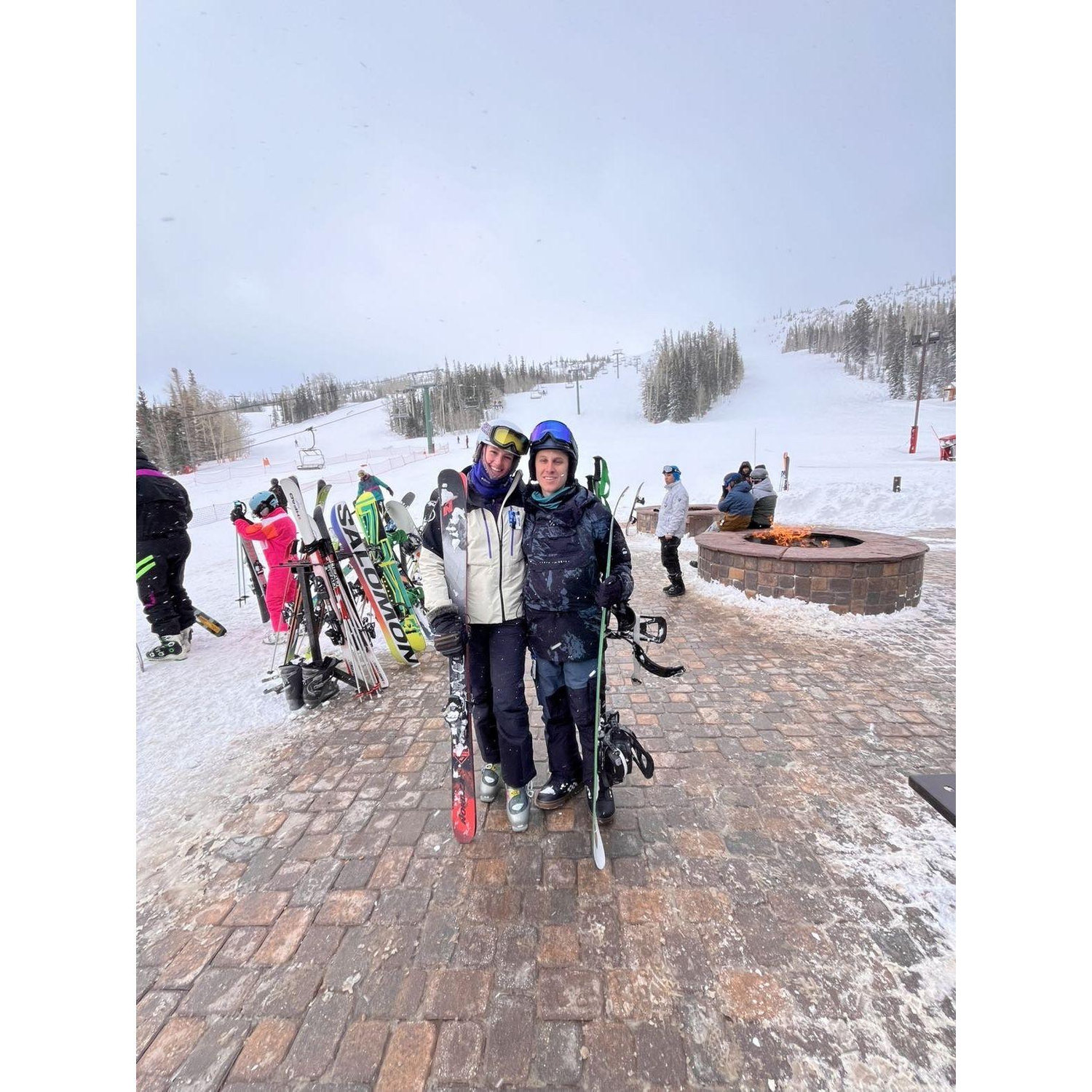Skiing at Brian Head, UT