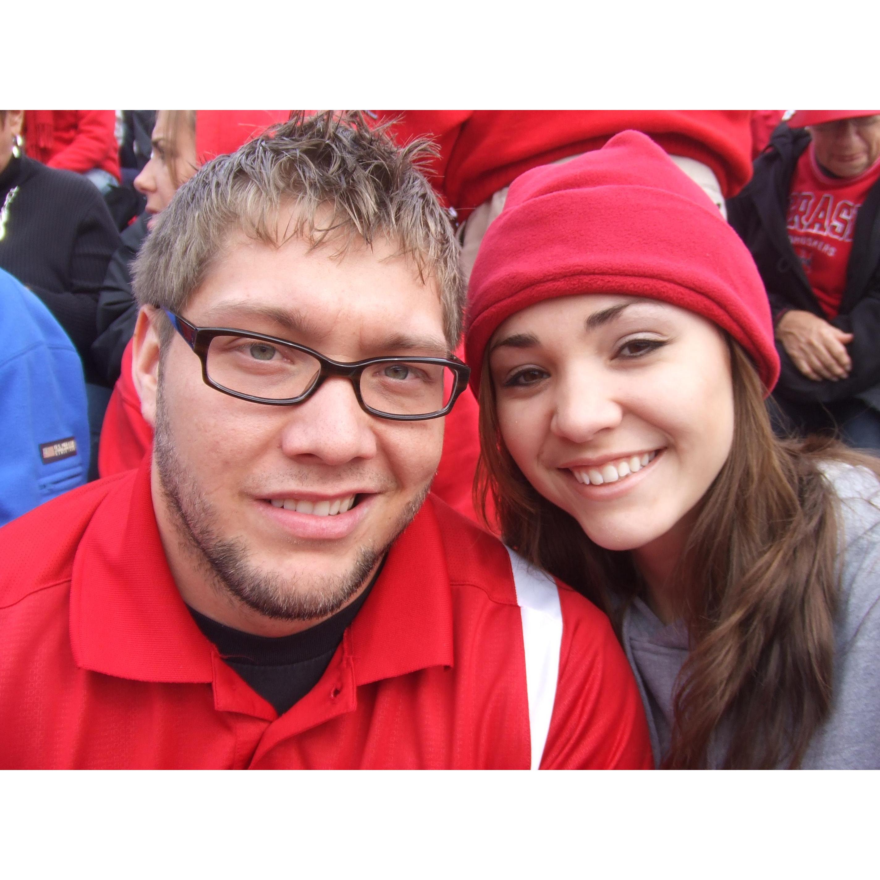 First Husker football game