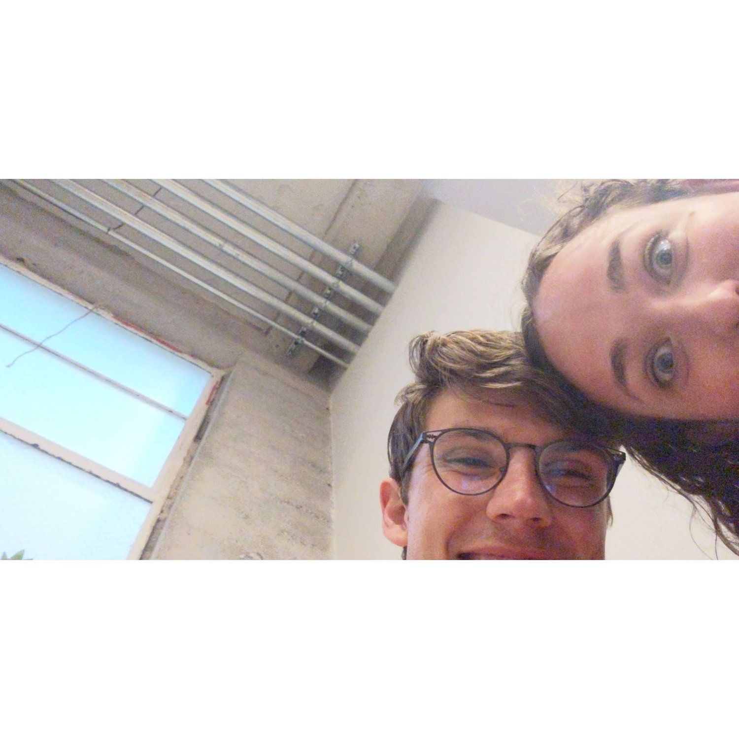 Our first photo together!