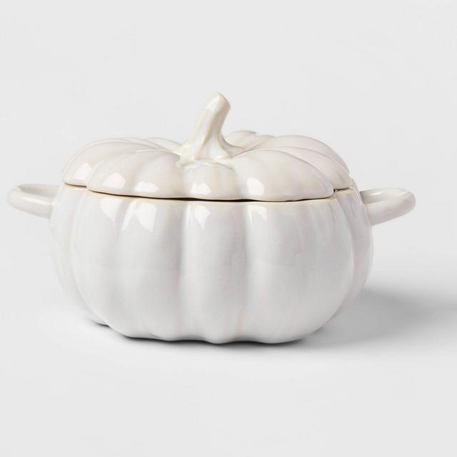 94oz Stoneware Pumpkin Serving Dish - Threshold™