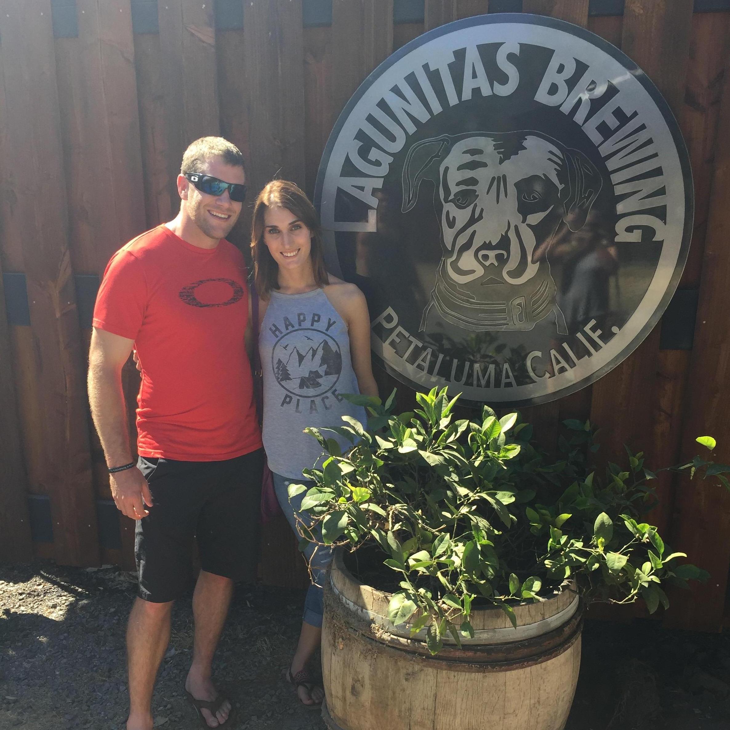 The first of MANY breweries we've enjoyed together.