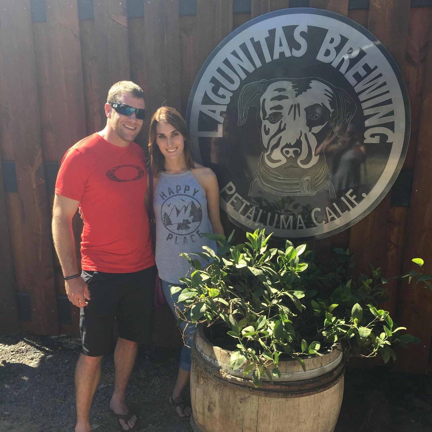 The first of MANY breweries we've enjoyed together.