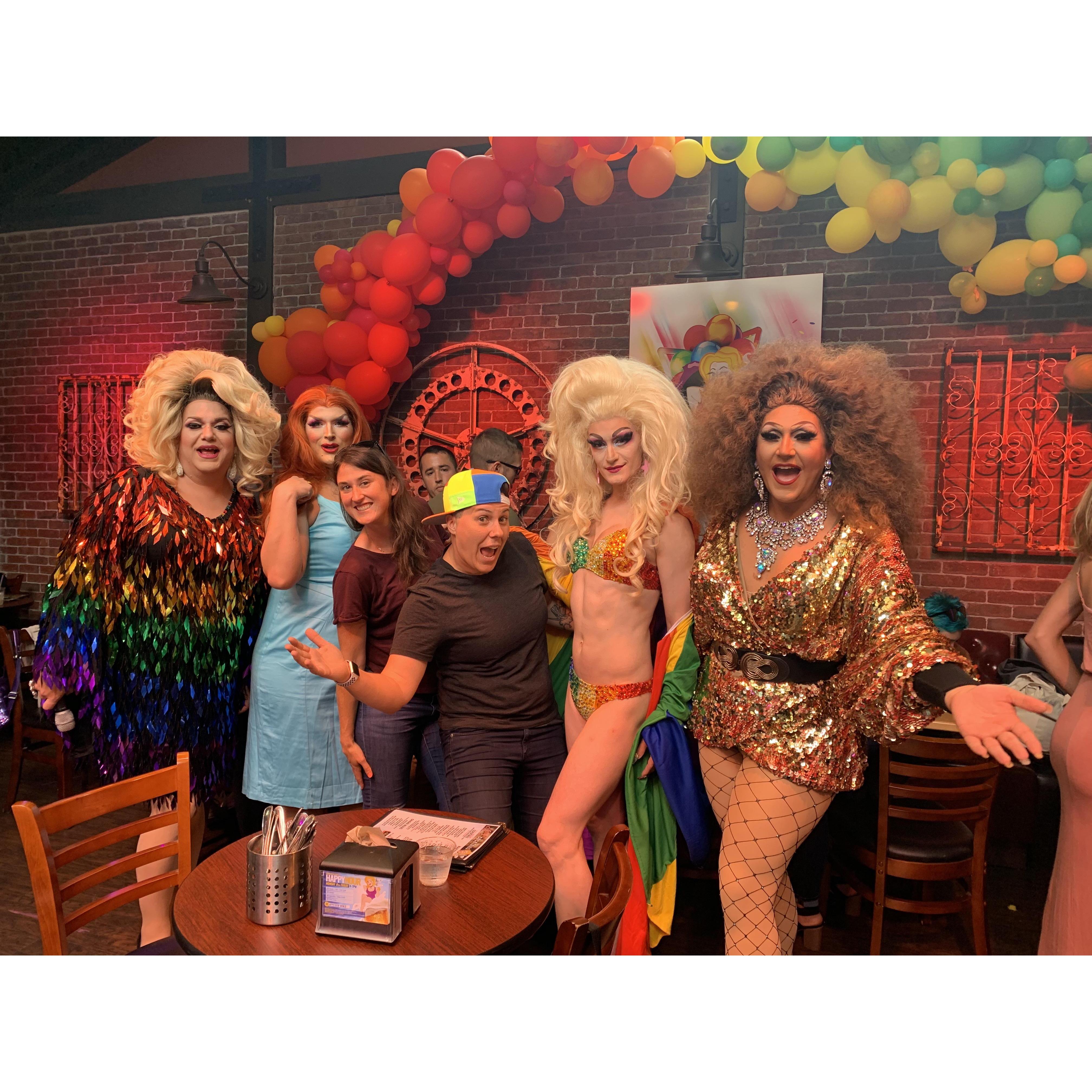 Drag brunch at Hamburger Mary's