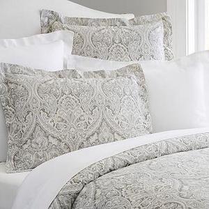 Mackenna Paisley Duvet Cover, King/Cal. King, Taupe