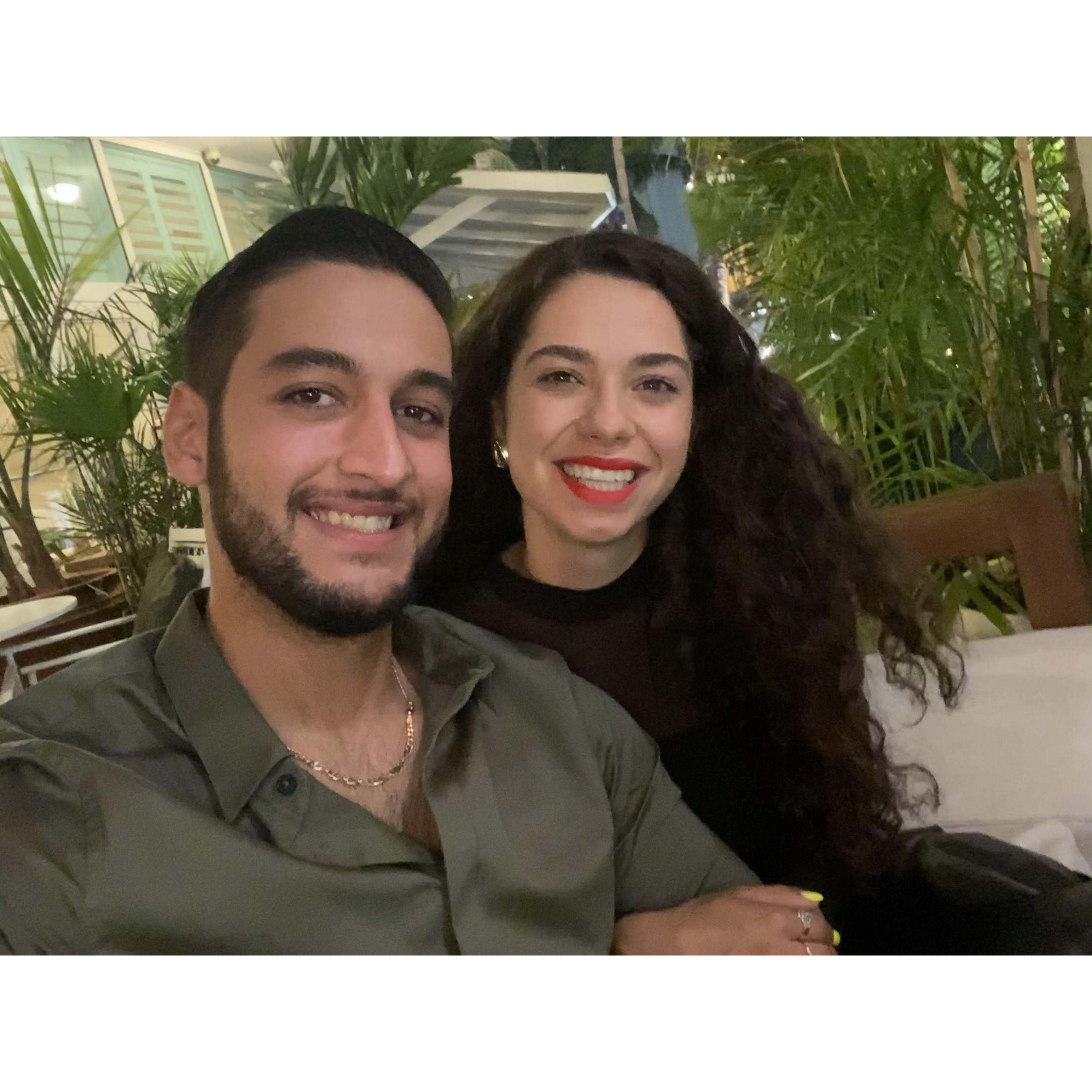 On our fourth date - my last day in Miami - Apr. 2021