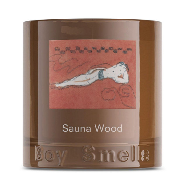 Boy Smells Sauna Wood Standard Candle, 8.5 oz.