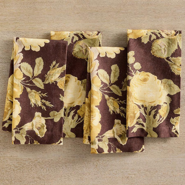 Meave Cotton/Linen Napkins, Set of 4 - Multi