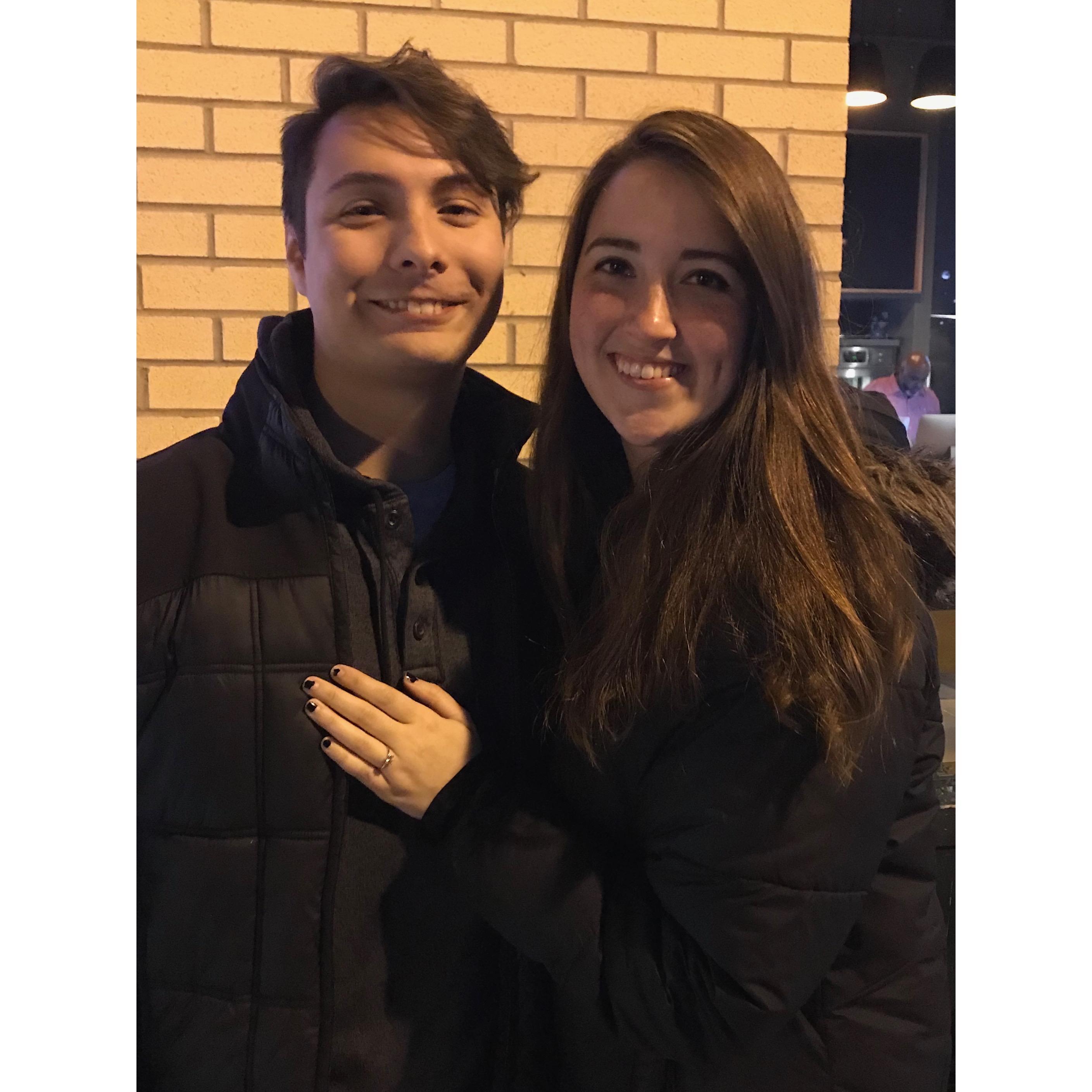 The night Jordan asked Alex to marry him!