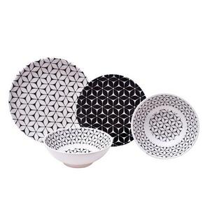 Strata 12 Piece Melamine Dinnerware Set, Service for 4