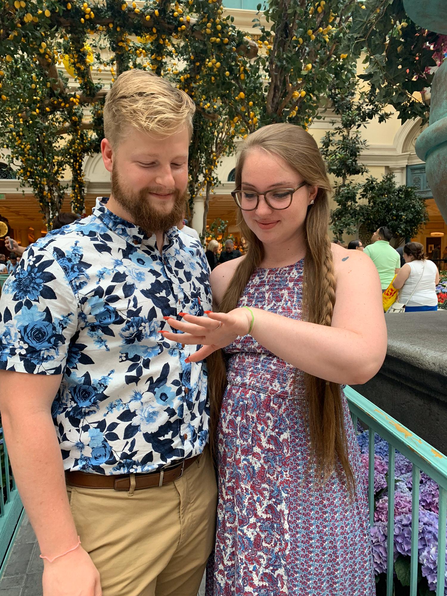 Surprise Engagement: Bellagio, Las Vegas, Nevada
