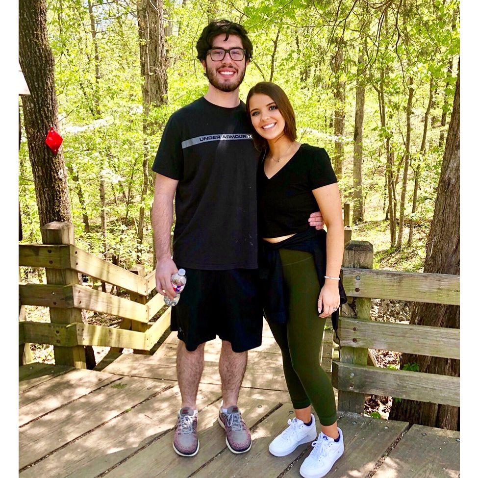 First hike at Devil's Den in Fayetteville, AR.