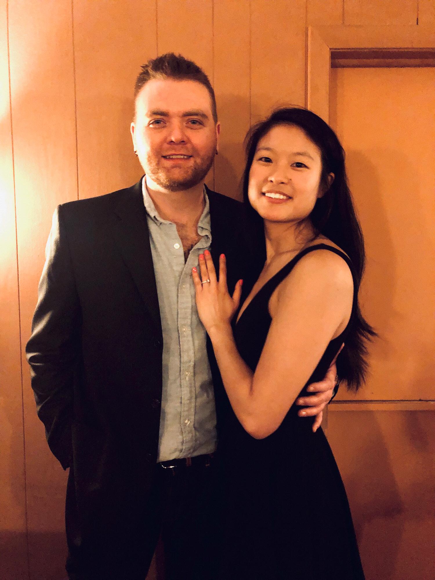 The day he proposed! ❤️