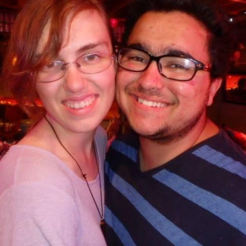 At our high school graduation party (at Kim and Gary's house! 2016)