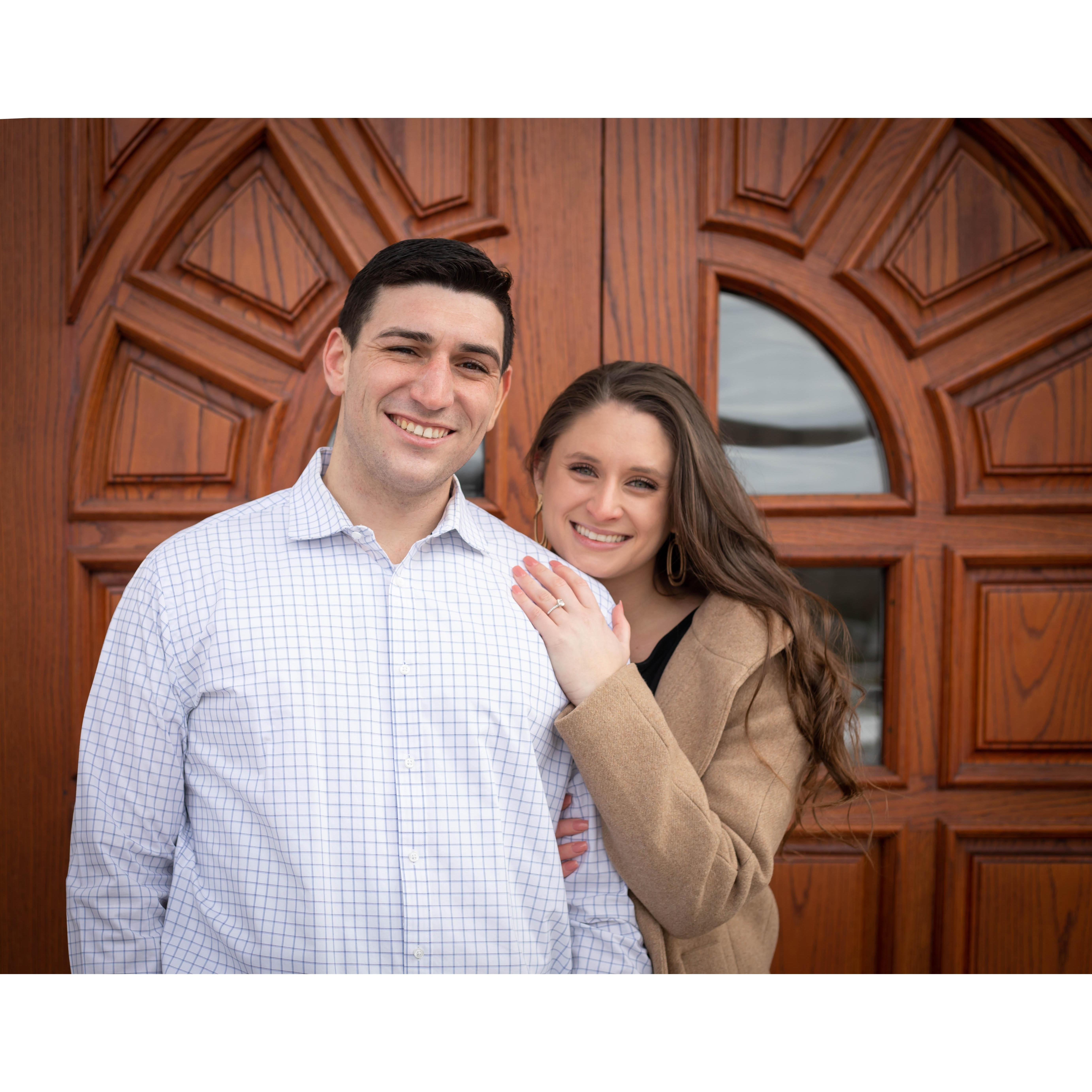 Engagement Shoot at Siena College