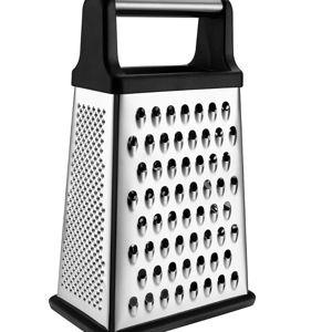 Spring Chef Professional Cheese Grater - Stainless Steel, XL Size, 4 Sides