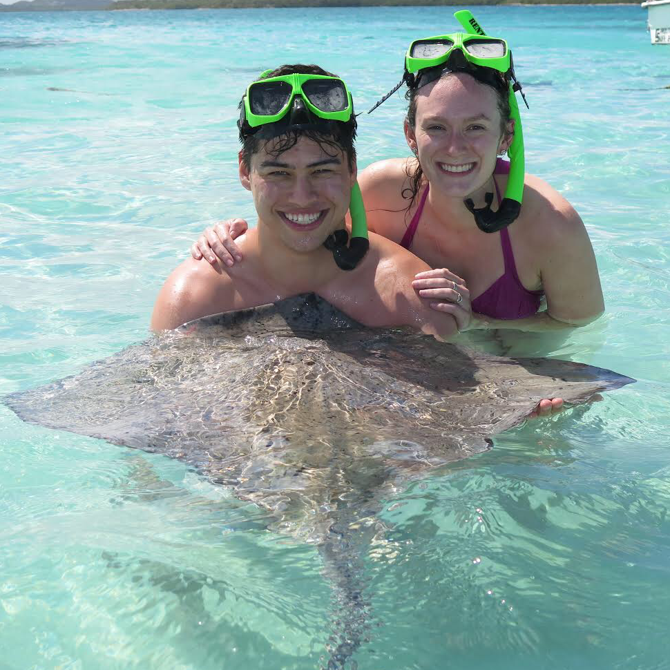 "Stingray City" in Antigua
