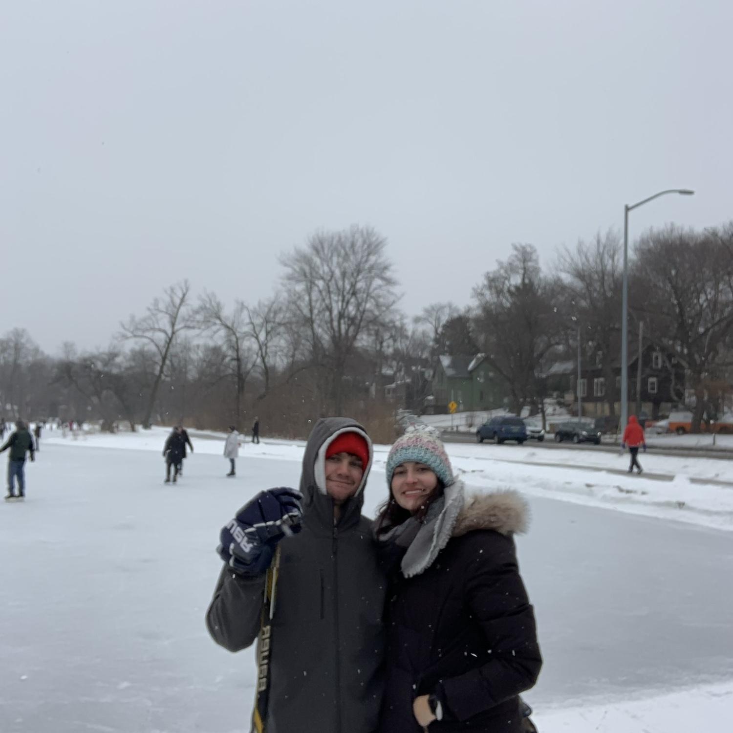 Ice Skating at Tenney Park!