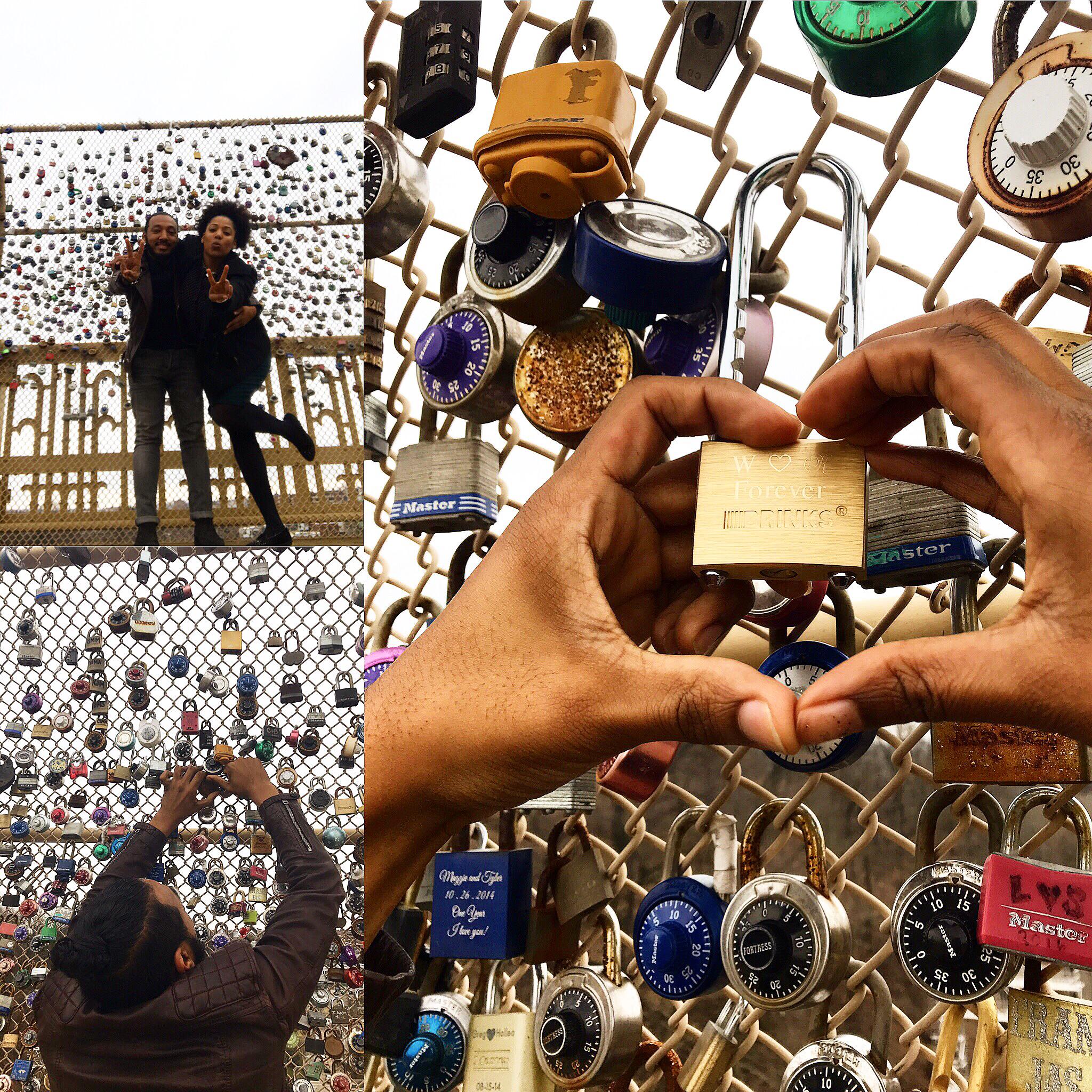 Locked our love forever !