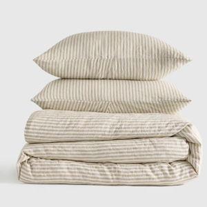 European Linen Duvet Cover Set - King/Cal King