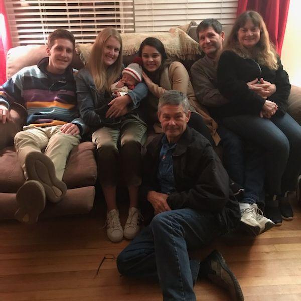Our first time meeting Andrew's nephew (Bryson)!