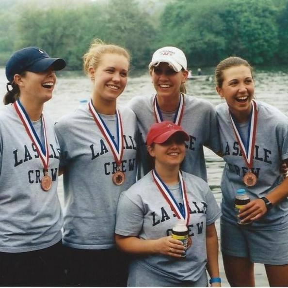 La Salle Women's Varsity Four - Dad Vail Bronze Medalists (Hilary, Megan, Suz, Kate, Nichole)