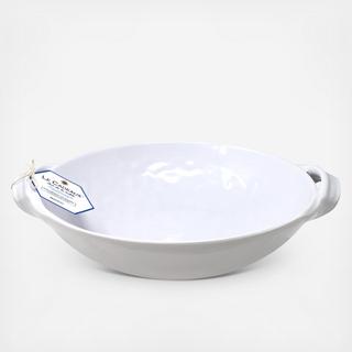 Bianco Melamine Two-Handled Bowl