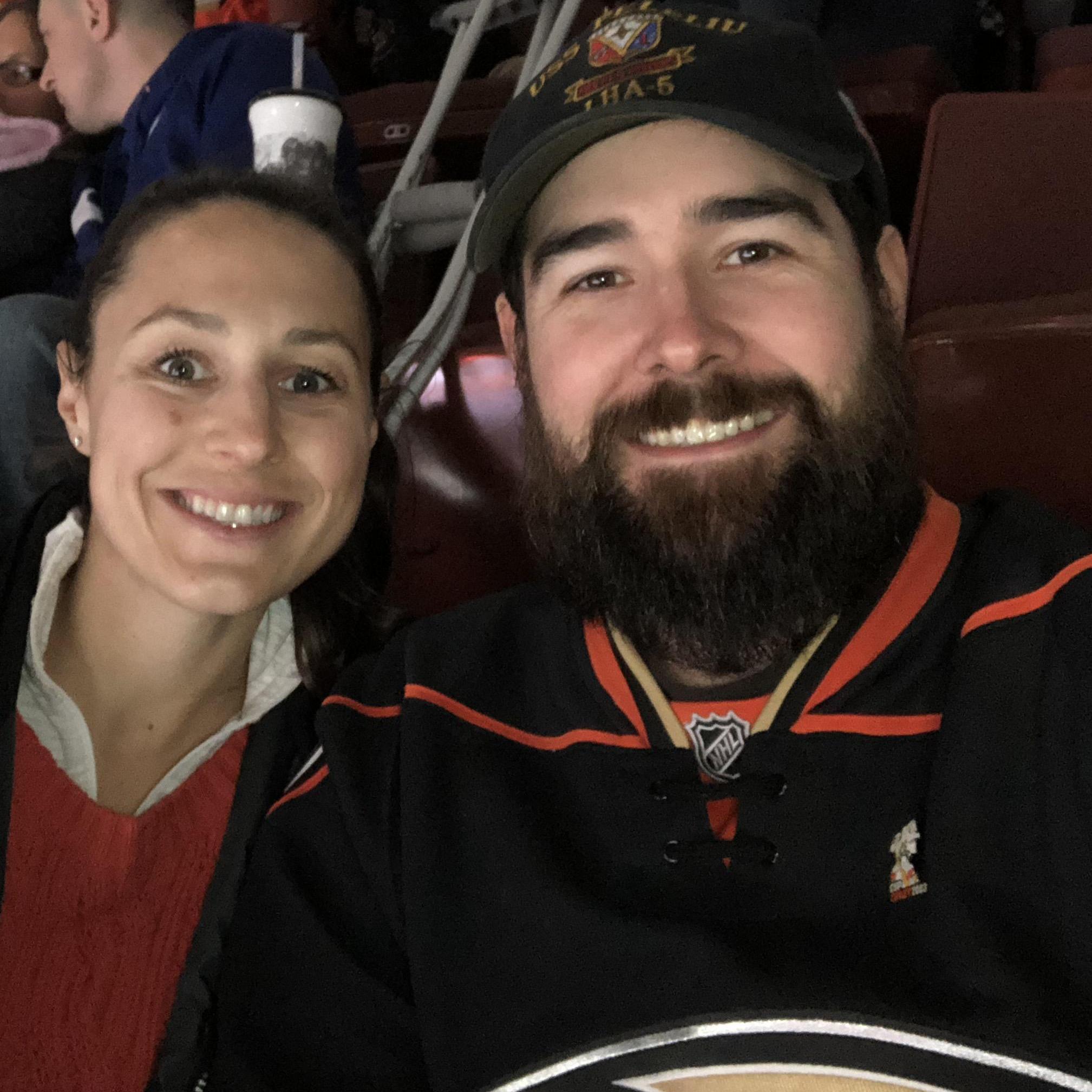 Anaheim Ducks hockey game! April 2018
