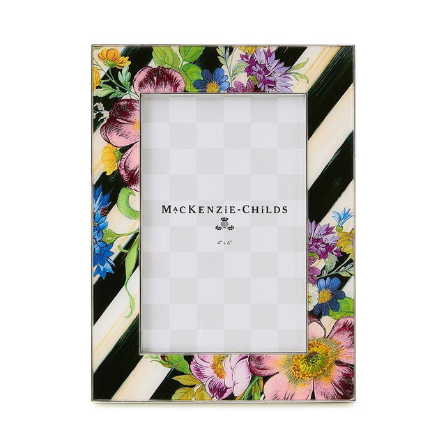 MacKenzie-Childs Flower Market Silver Plated Frame, 4" x 6"