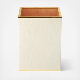 Classic Shagreen Waste Basket