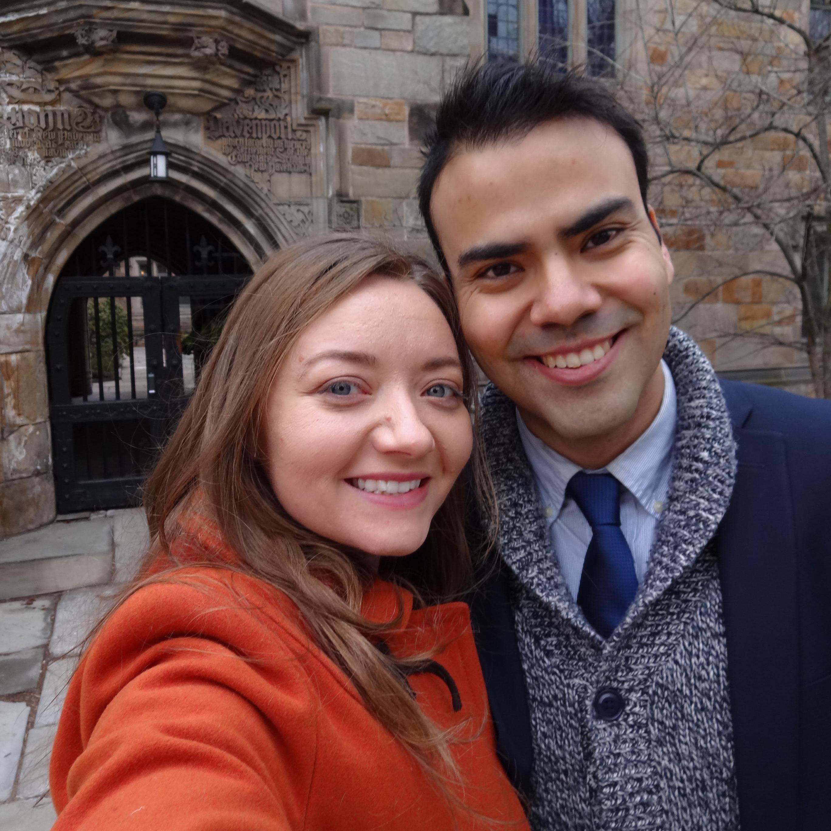 Visiting Yale.
