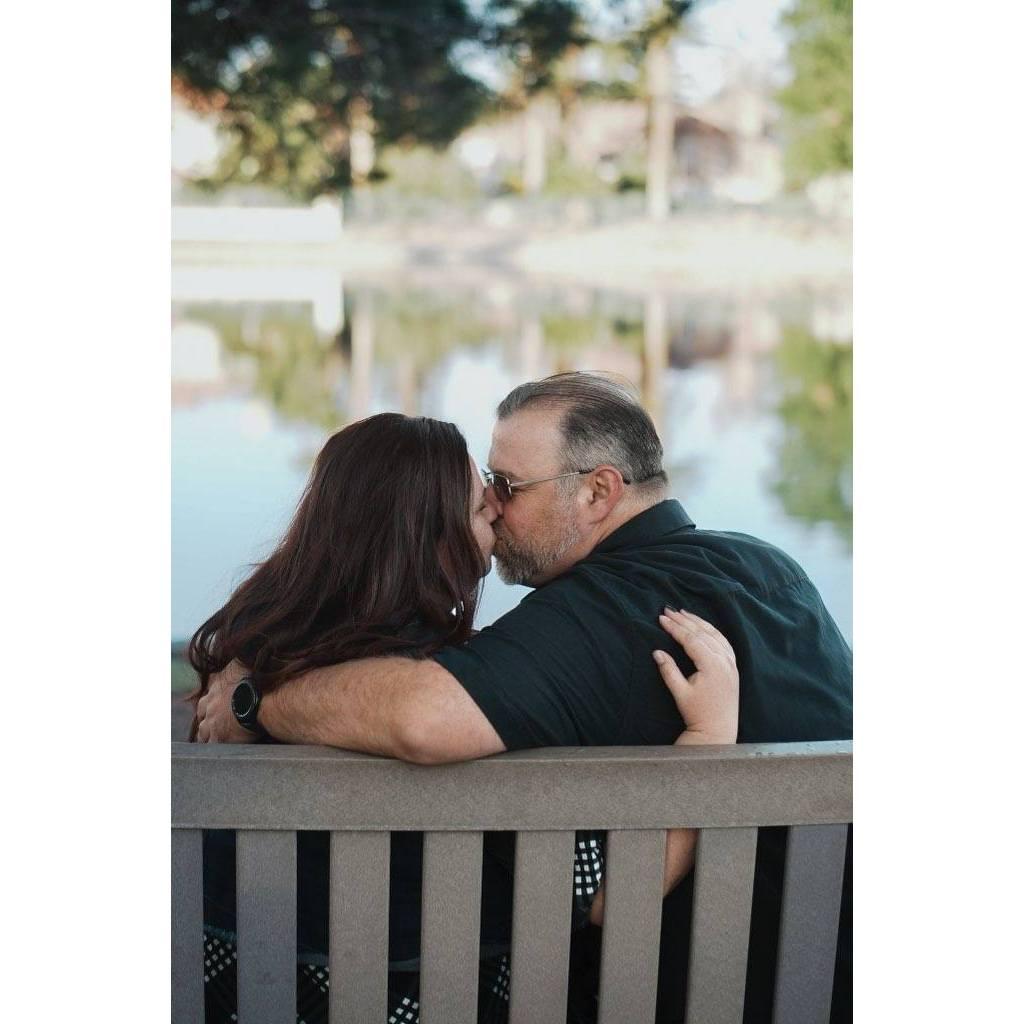 Just a little kiss.