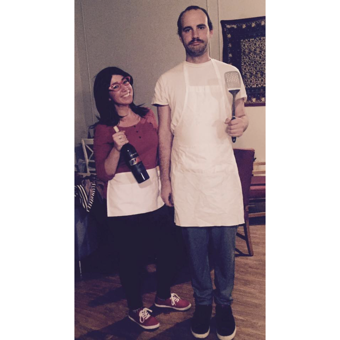 First Halloween together . . . Bob & Linda Belcher