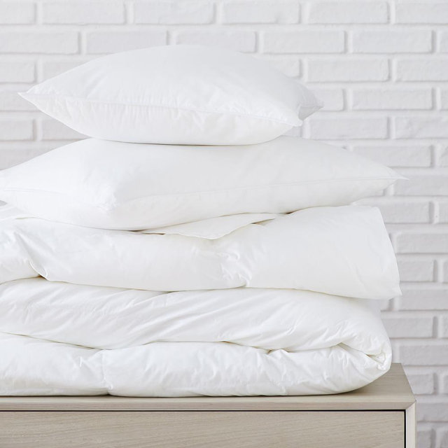 Blended Down Alternative Duvet + Pillow Inserts, Full/Queen Set, Extra Warm/Medium